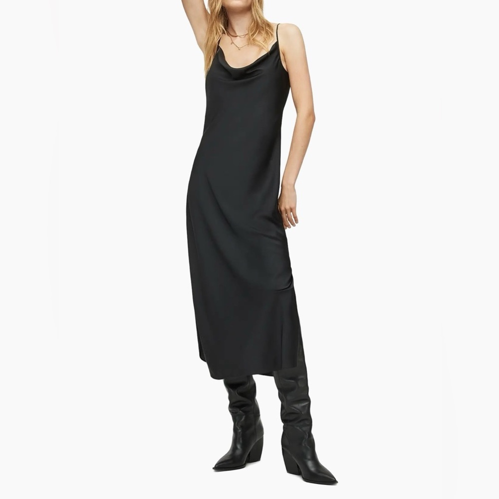 AllSaints Hadley Satin Slipdress size 4